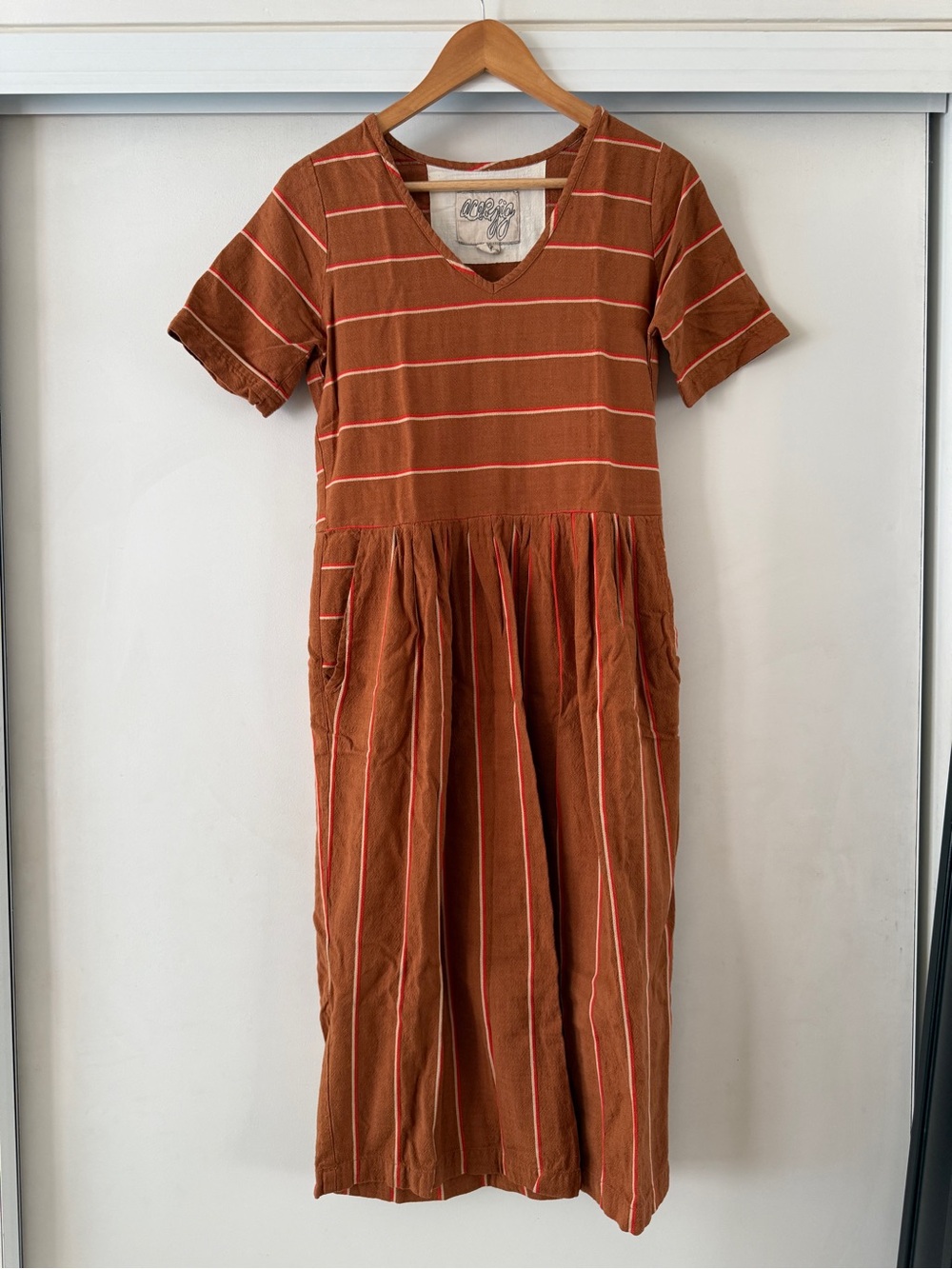 Ace and Jig Gallery Dress in Cognac